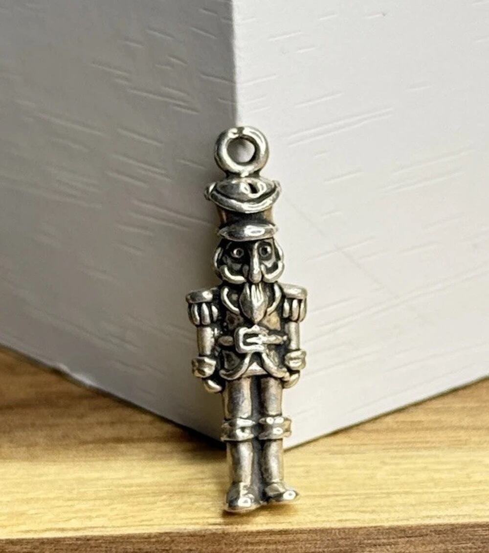 Vintage Sterling Silver Nutcracker Charm